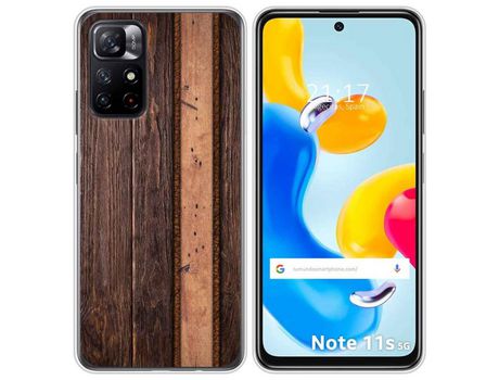 Funda para Xiaomi Redmi Note 11s 5G TUMUNDOSMARTPHONE Dibujos Madera 05 Multicolor