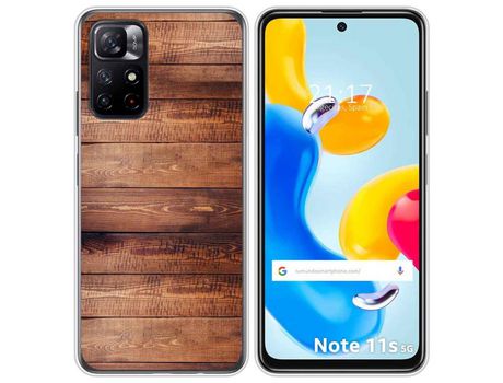 Funda para Xiaomi Redmi Note 11s 5G TUMUNDOSMARTPHONE Dibujos Madera 02 Multicolor