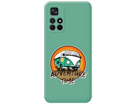Funda para Xiaomi Redmi Note 11s 5G TUMUNDOSMARTPHONE Silicona Líquida Dibujos Adventure Time Verde