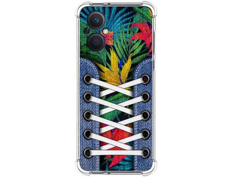 Funda para Oppo A96 5G TUMUNDOSMARTPHONE Dibujos Antigolpes Zapatillas 12 Multicolor