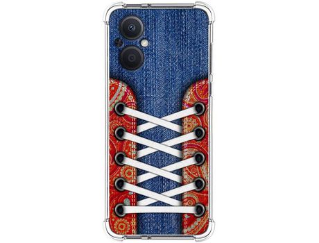 Funda para Oppo A96 5G TUMUNDOSMARTPHONE Dibujos Antigolpes Zapatillas 11 Multicolor