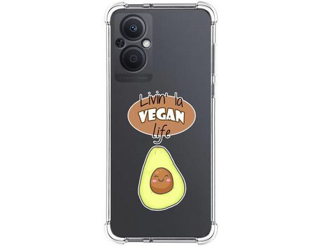Funda para Oppo A96 5G TUMUNDOSMARTPHONE Dibujos Antigolpes Vegan Life Multicolor