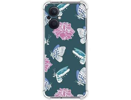 Funda para Oppo A96 5G TUMUNDOSMARTPHONE Dibujos Antigolpes Flores 10 Multicolor