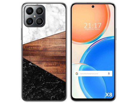 Funda para Huawei Honor X8 TUMUNDOSMARTPHONE Dibujos Mármol 11 Multicolor