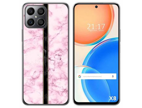 Funda para Huawei Honor X8 TUMUNDOSMARTPHONE Dibujos Mármol 04 Multicolor