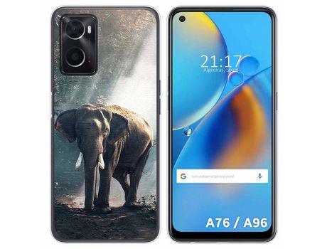 Funda para Oppo A76 / A96 TUMUNDOSMARTPHONE Dibujos Elefante Multicolor