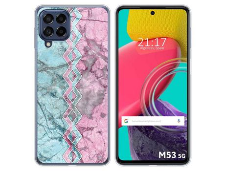 Funda para Samsung Galaxy M53 5G TUMUNDOSMARTPHONE Dibujos Mármol 08 Multicolor