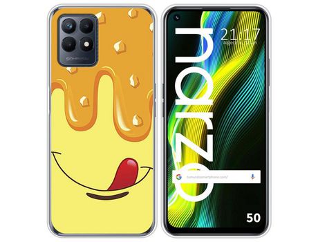 Funda para Realme Narzo 50 TUMUNDOSMARTPHONE Dibujos Helado Vainilla Multicolor