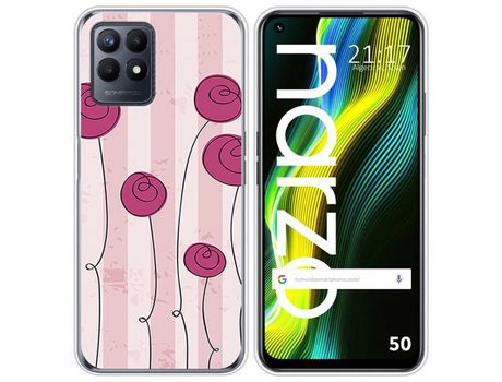 Funda para Realme Narzo 50 TUMUNDOSMARTPHONE Dibujos Flores Vintage Multicolor