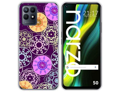 Funda para Realme Narzo 50 TUMUNDOSMARTPHONE Dibujos Radial Multicolor