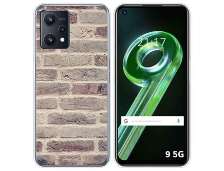 Funda para Realme 9 5G TUMUNDOSMARTPHONE Dibujos Ladrillo 01 Multicolor