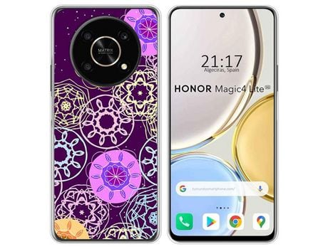 Funda para Huawei Honor Magic 4 Lite TUMUNDOSMARTPHONE Dibujos Radial Multicolor