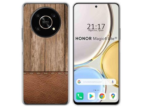 Funda para Huawei Honor Magic 4 Lite TUMUNDOSMARTPHONE Dibujos Madera 09 Multicolor