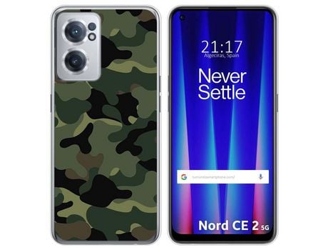 Funda para Oneplus Nord CE 2 5G TUMUNDOSMARTPHONE Dibujos Camuflaje Multicolor