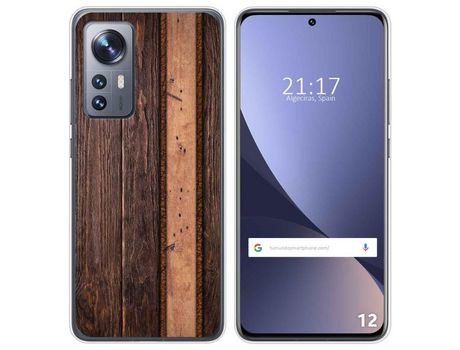 Funda para Xiaomi 12 / 12X 5G TUMUNDOSMARTPHONE Dibujos Madera 05 Multicolor