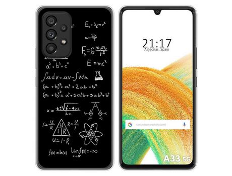 Funda para Samsung Galaxy A33 5G TUMUNDOSMARTPHONE Dibujos Formulas Multicolor