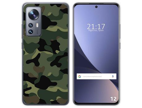 Funda para Xiaomi 12 / 12X 5G TUMUNDOSMARTPHONE Dibujos Camuflaje Multicolor