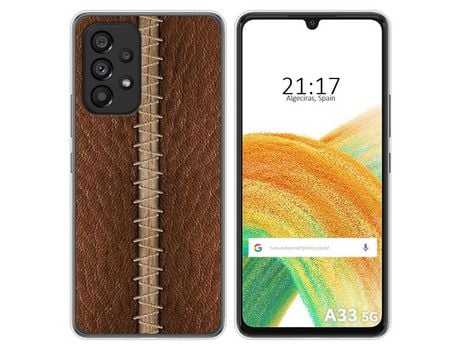 Funda para Samsung Galaxy A33 5G TUMUNDOSMARTPHONE Dibujos Cuero 01 Multicolor
