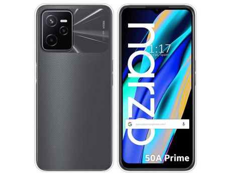Funda para Realme Narzo 50A Prime TUMUNDOSMARTPHONE Silicona Transparente