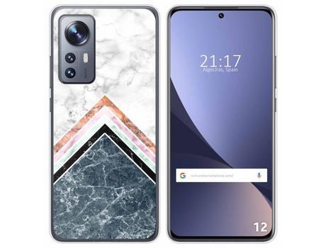 Funda para Xiaomi 12 / 12X 5G TUMUNDOSMARTPHONE Dibujos Mármol 05 Multicolor
