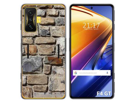 Funda para Xiaomi Poco F4 GT 5G TUMUNDOSMARTPHONE Dibujos Ladrillo 03 Multicolor