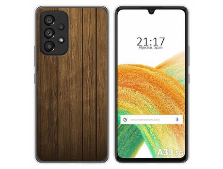 Funda para Samsung Galaxy A33 5G TUMUNDOSMARTPHONE Dibujos Madera Multicolor