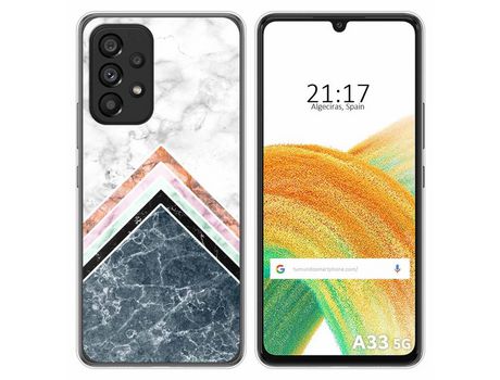 Funda para Samsung Galaxy A33 5G TUMUNDOSMARTPHONE Dibujos Mármol 05 Multicolor