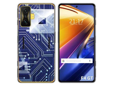 Funda para Xiaomi Poco F4 GT 5G TUMUNDOSMARTPHONE Dibujos Circuito Multicolor