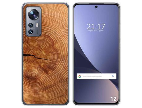Funda para Xiaomi 12 / 12X 5G TUMUNDOSMARTPHONE Dibujos Madera 04 Multicolor