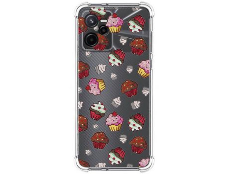 Funda para Realme Narzo 50A Prime TUMUNDOSMARTPHONE Dibujos Antigolpes Muffins Multicolor
