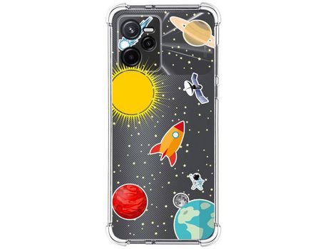 Funda para Realme Narzo 50A Prime TUMUNDOSMARTPHONE Dibujos Antigolpes Espacio Multicolor