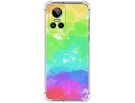Funda para Realme GT Neo 3 5G TUMUNDOSMARTPHONE Dibujos Antigolpes Acuarela 03 Multicolor