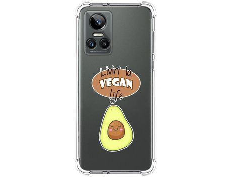 Funda para Realme GT Neo 3 5G TUMUNDOSMARTPHONE Dibujos Antigolpes Vegan Life Multicolor
