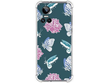 Funda para Realme GT Neo 3 5G TUMUNDOSMARTPHONE Dibujos Antigolpes Flores 10 Multicolor
