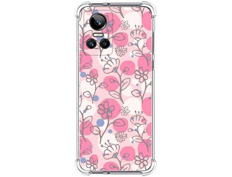Funda para Realme GT Neo 3 5G TUMUNDOSMARTPHONE Dibujos Antigolpes Flores 07 Multicolor