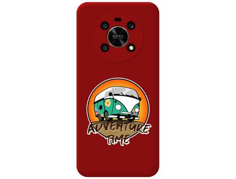 Funda para Huawei Honor Magic 4 Lite TUMUNDOSMARTPHONE Silicona Líquida Dibujos Adventure Time Rojo