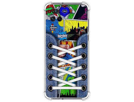Funda para Xiaomi Poco F4 5G TUMUNDOSMARTPHONE Dibujos Antigolpes Zapatillas 14 Multicolor