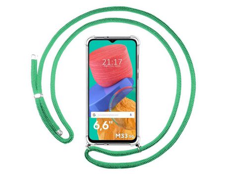 Funda para Samsung Galaxy M33 5G TUMUNDOSMARTPHONE Colgante Verde