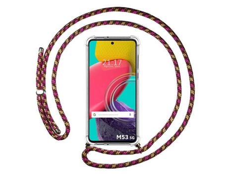 Funda para Samsung Galaxy M53 5G TUMUNDOSMARTPHONE Colgante Rosa
