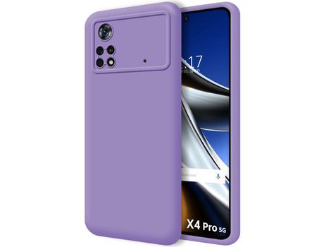 Funda para Xiaomi POCO X4 Pro 5G TUMUNDOSMARTPHONE Silicona Líquida Morado