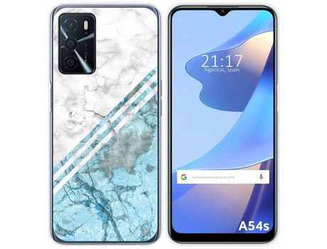 Funda para Oppo A54s TUMUNDOSMARTPHONE Dibujos Mármol 02 Multicolor