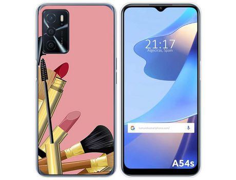 Funda para Oppo A54s TUMUNDOSMARTPHONE Dibujos Brochas Multicolor