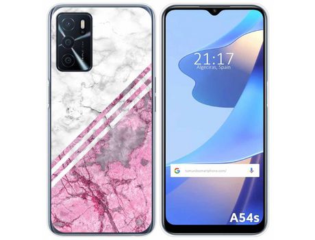 Funda para Oppo A54s TUMUNDOSMARTPHONE Dibujos Mármol 03 Multicolor