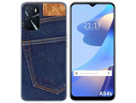 Funda para Oppo A54s TUMUNDOSMARTPHONE Dibujos Vaquero Multicolor