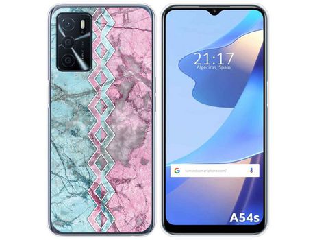 Funda para Oppo A54s TUMUNDOSMARTPHONE Dibujos Mármol 08 Multicolor