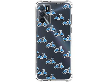 Funda para Oppo A54s TUMUNDOSMARTPHONE Dibujos Antigolpes Scooter Multicolor