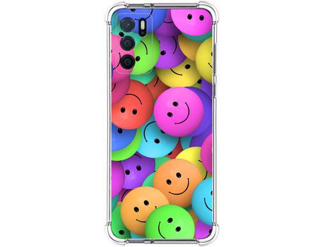 Funda para Oppo A54s TUMUNDOSMARTPHONE Dibujos Antigolpes Smile Multicolor