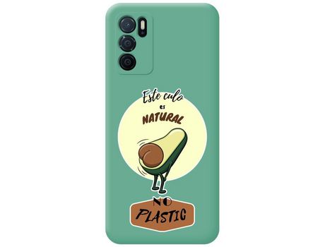 Funda para Oppo A54s TUMUNDOSMARTPHONE Silicona Líquida Dibujos Natural Verde