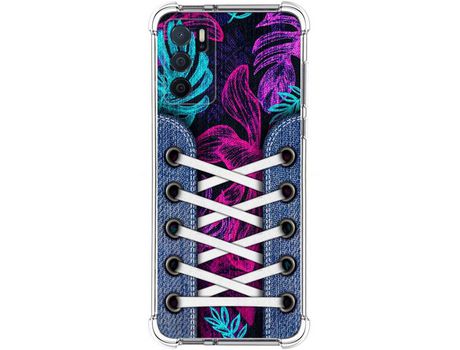 Funda para Oppo A54s TUMUNDOSMARTPHONE Dibujos Antigolpes Zapatillas 07 Multicolor