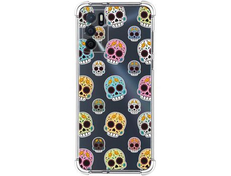 Funda para Oppo A54s TUMUNDOSMARTPHONE Dibujos Antigolpes Catrina Multicolor